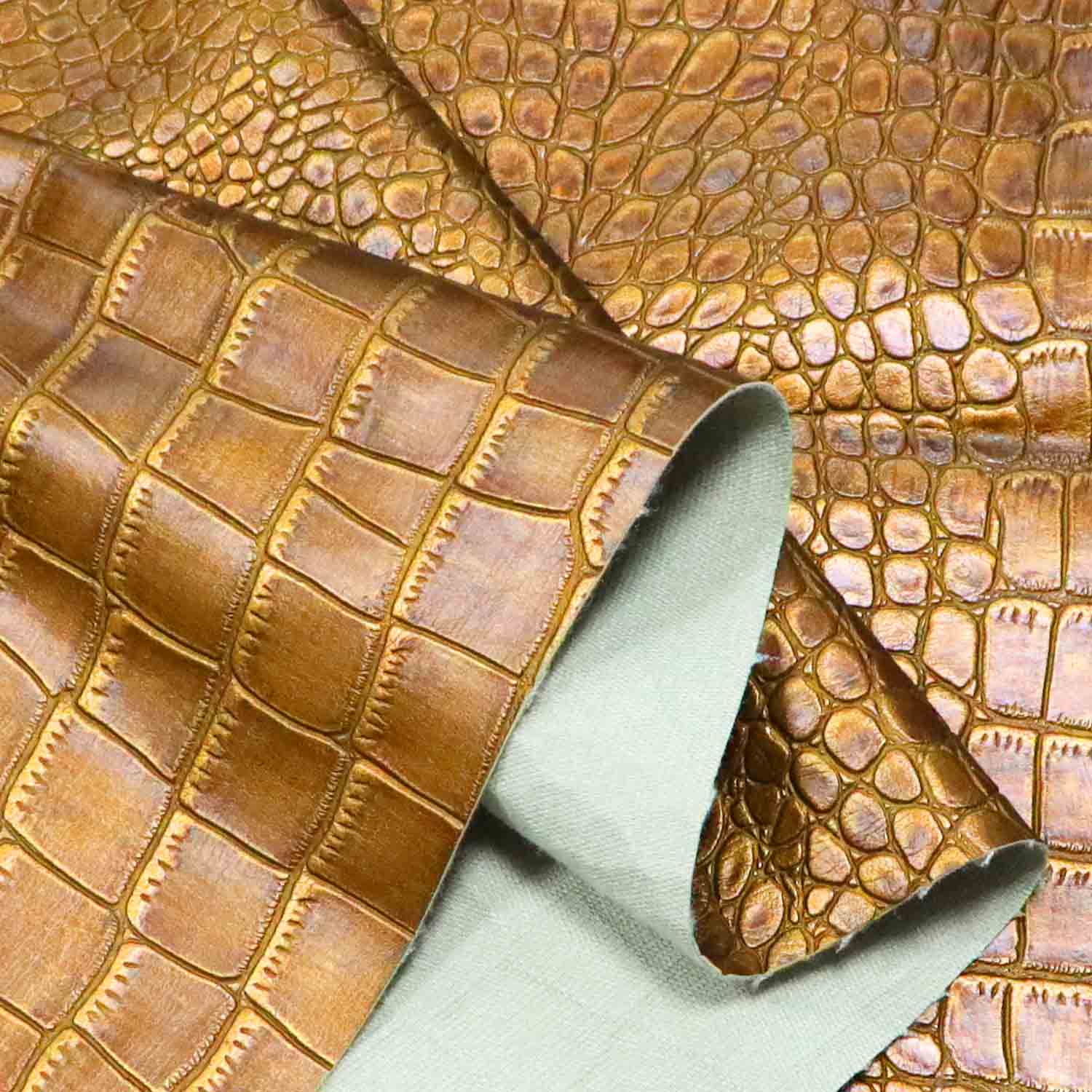 Custom Anguis Cutis Embossed PU Leather