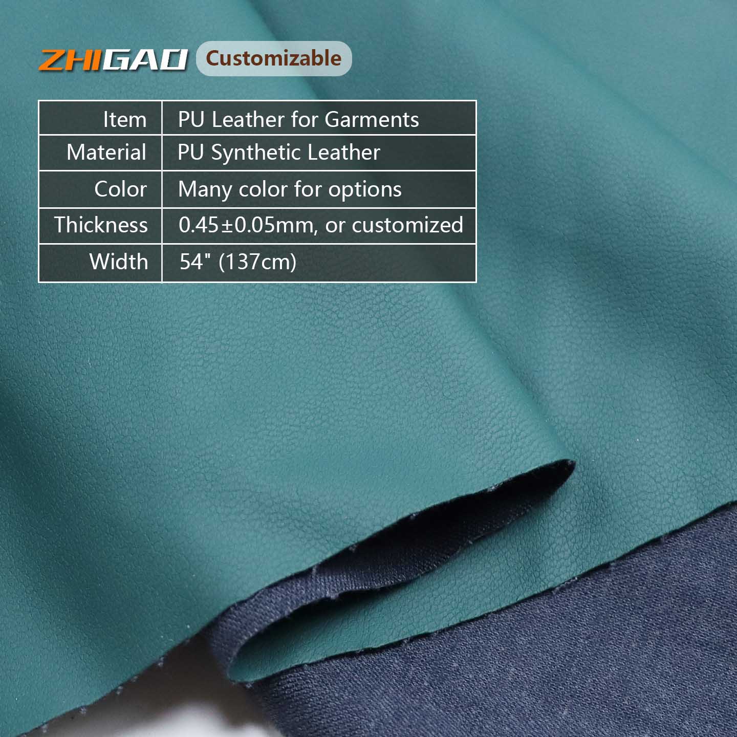 PU Leather Fabrica pro Apparel