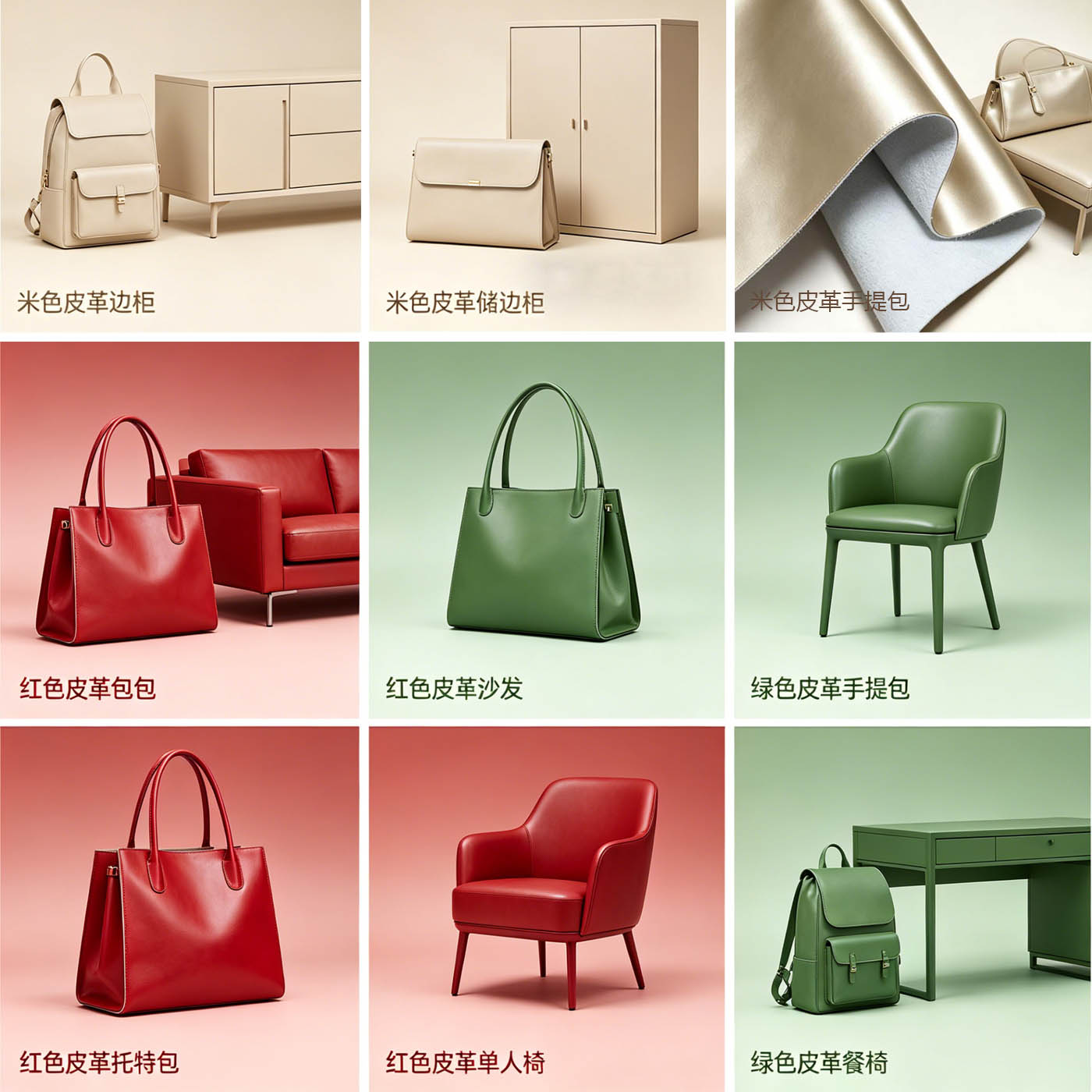 Stibadium PU Leather et Handbag Leather fabricae Backpack Saccharum Leather