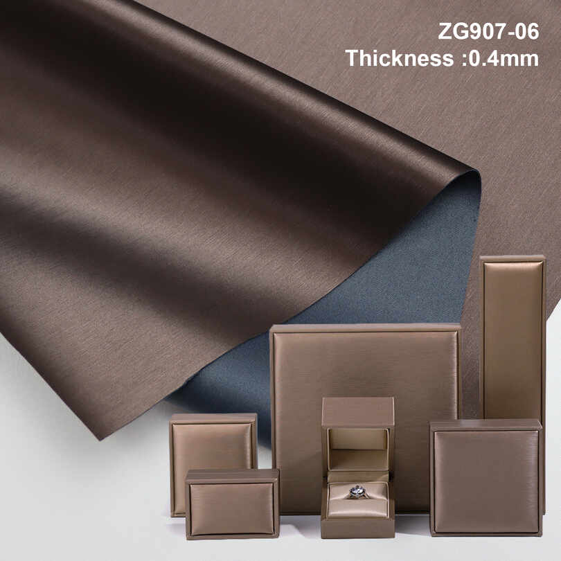Pearly Brushed PU Leather Package Gift Box Material