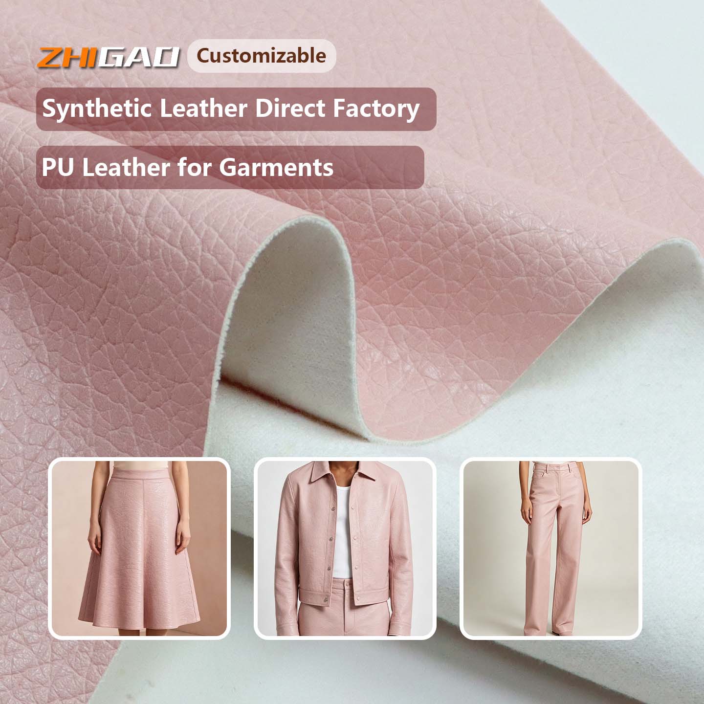Synthetica PU corium pro indumentis Synthetica PU corium pro indumentis