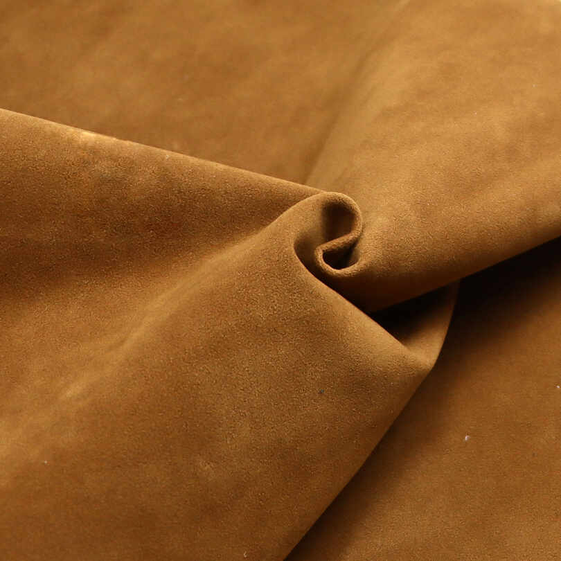 Duplex Side Suede PU Synthetic Leather Apparel Fabric